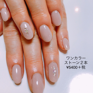 ワンカラー&ストーン